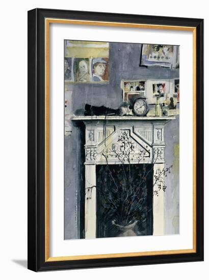 Fireplace-John Lidzey-Framed Giclee Print