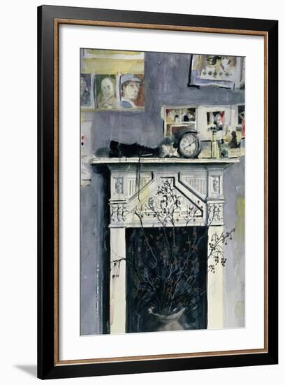 Fireplace-John Lidzey-Framed Giclee Print