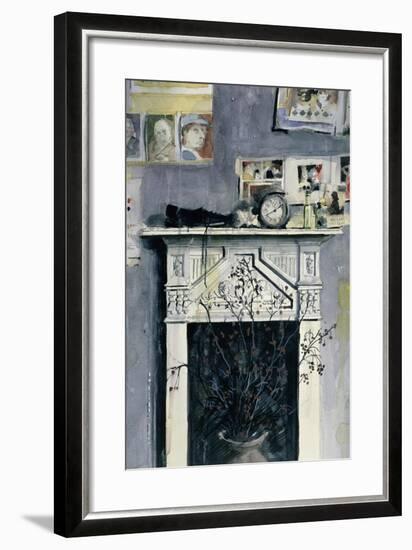 Fireplace-John Lidzey-Framed Giclee Print