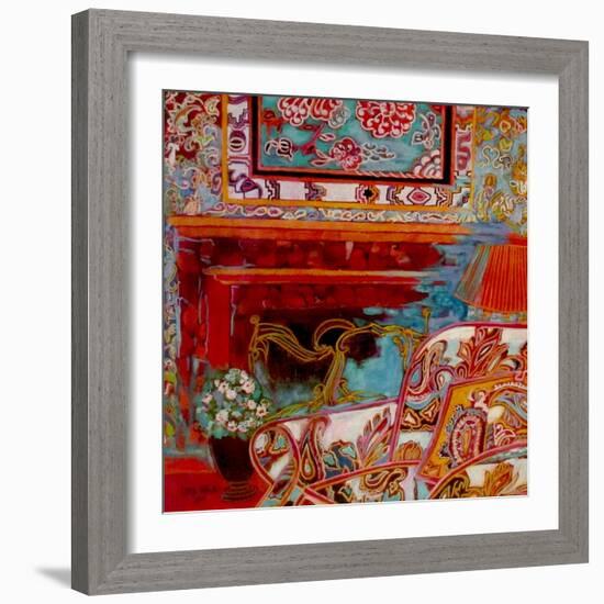 Fireplace-Linda Arthurs-Framed Giclee Print