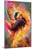 Firestorm Pheonix-null-Mounted Art Print