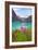 Fireweed at Lakeside, Lake Louise, Canada-George Oze-Framed Photographic Print