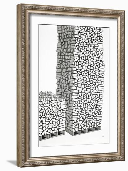 Firewood Pallets Fantasy-Alex Dunn-Framed Giclee Print