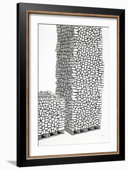 Firewood Pallets Fantasy-Alex Dunn-Framed Giclee Print