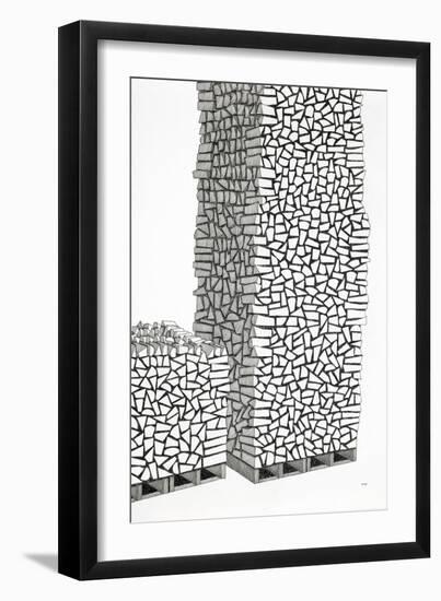 Firewood Pallets Fantasy-Alex Dunn-Framed Giclee Print