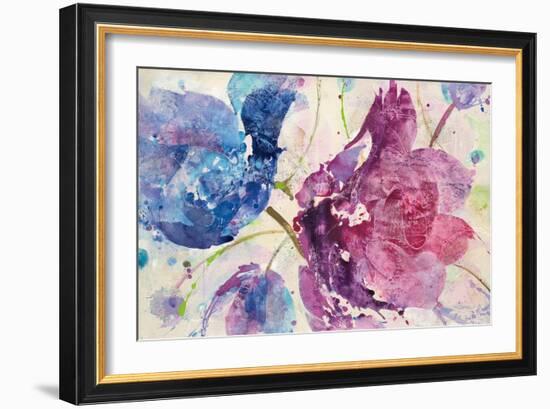 Fireworks Abstract v2-Albena Hristova-Framed Art Print