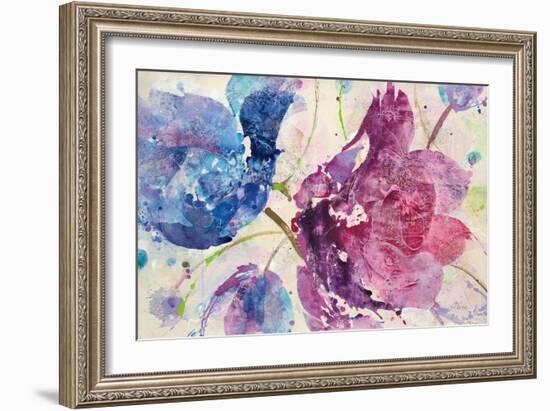 Fireworks Abstract-Albena Hristova-Framed Art Print