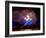 Fireworks after Gretzky Lit the Olympic Cauldron at the Opening Ceremonies of the 2010 Winter Games-null-Framed Photographic Print