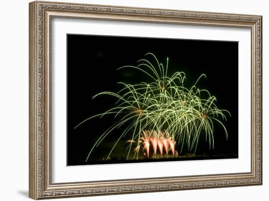 Fireworks at Havasu I-George Johnson-Framed Photographic Print