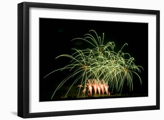 Fireworks at Havasu I-George Johnson-Framed Photographic Print