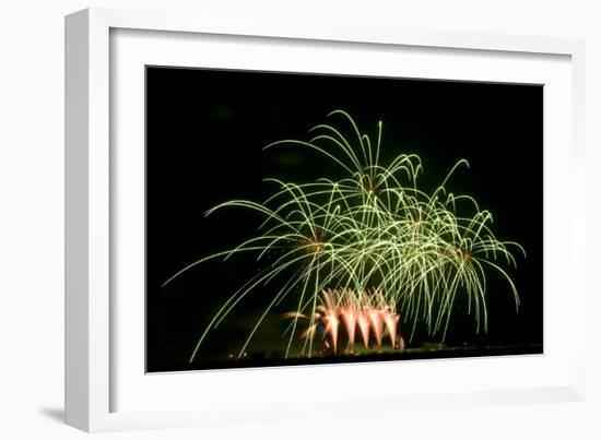 Fireworks at Havasu I-George Johnson-Framed Photographic Print