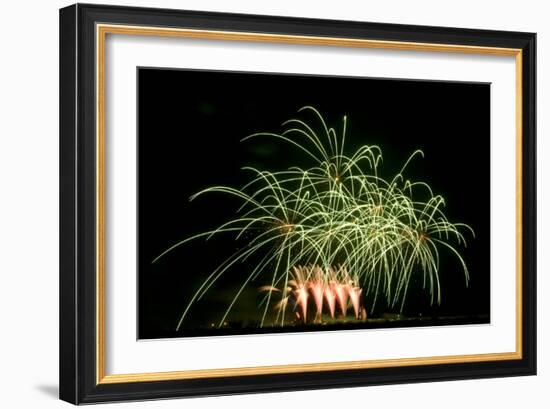 Fireworks at Havasu I-George Johnson-Framed Photographic Print