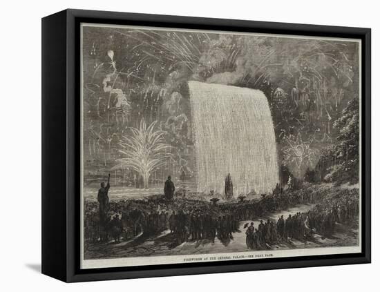 Fireworks at the Crystal Palace-null-Framed Premier Image Canvas