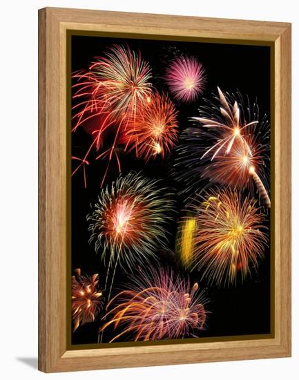 Fireworks Display-Tony Craddock-Framed Premier Image Canvas