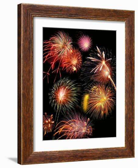 Fireworks Display-Tony Craddock-Framed Photographic Print