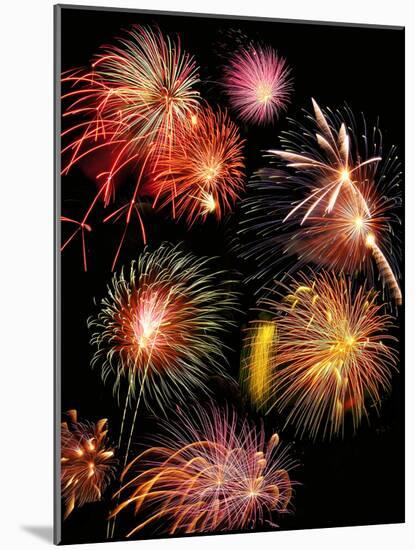 Fireworks Display-Tony Craddock-Mounted Photographic Print