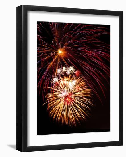 Fireworks Display-Brad Lewis-Framed Photographic Print