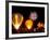 Fireworks During Night Glow Event, 30th Annual Walla Walla Hot Air Balloon Stampede, Washington-Brent Bergherm-Framed Photographic Print