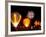 Fireworks During Night Glow Event, 30th Annual Walla Walla Hot Air Balloon Stampede, Washington-Brent Bergherm-Framed Photographic Print