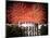 Fireworks Explode Over the White House-null-Mounted Photographic Print