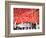 Fireworks Explode Over the White House-null-Framed Photographic Print