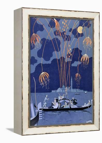 'Fireworks in Venice', 1924-Georges Barbier-Framed Premier Image Canvas