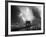 Fireworks over the Brooklyn Bridge-Bettmann-Framed Photographic Print