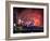 Fireworks over the South Bank, London, England, United Kingdom-Charles Bowman-Framed Photographic Print