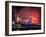 Fireworks over the South Bank, London, England, United Kingdom-Charles Bowman-Framed Photographic Print