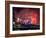 Fireworks over the South Bank, London, England, United Kingdom-Charles Bowman-Framed Photographic Print