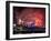 Fireworks over the South Bank, London, England, United Kingdom-Charles Bowman-Framed Photographic Print