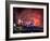 Fireworks over the South Bank, London, England, United Kingdom-Charles Bowman-Framed Photographic Print