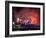 Fireworks over the South Bank, London, England, United Kingdom-Charles Bowman-Framed Photographic Print