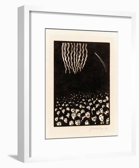 Fireworks (Scene from the April 1900 World's Fair in Paris), 1901-Félix Vallotton-Framed Giclee Print