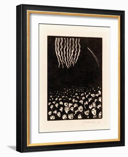 Fireworks (Scene from the April 1900 World's Fair in Paris), 1901-Félix Vallotton-Framed Giclee Print