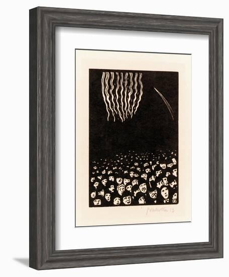 Fireworks (Scene from the April 1900 World's Fair in Paris), 1901-Félix Vallotton-Framed Giclee Print