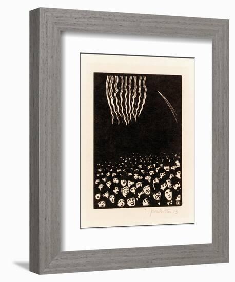 Fireworks (Scene from the April 1900 World's Fair in Paris), 1901-Félix Vallotton-Framed Giclee Print