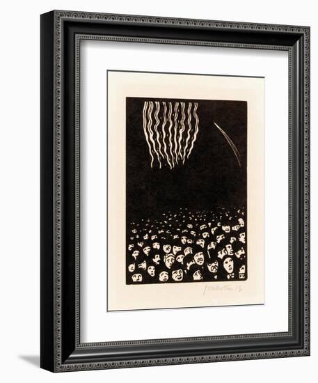 Fireworks (Scene from the April 1900 World's Fair in Paris), 1901-Félix Vallotton-Framed Giclee Print