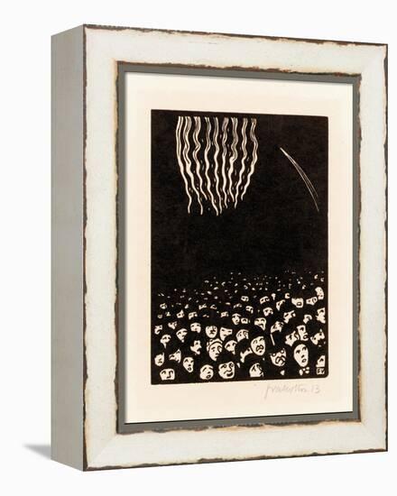 Fireworks (Scene from the April 1900 World's Fair in Paris), 1901-Félix Vallotton-Framed Premier Image Canvas