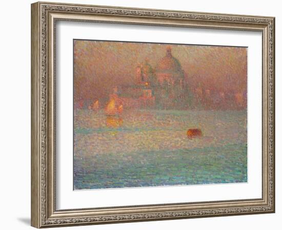 Fireworks. Winter Morning in Venice, 1907-Henri Eugene Augustin Le Sidaner-Framed Giclee Print