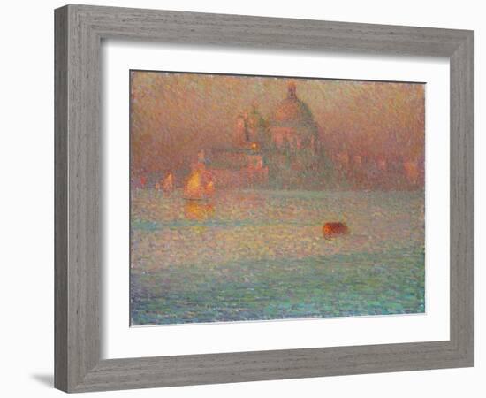 Fireworks. Winter Morning in Venice, 1907-Henri Eugene Augustin Le Sidaner-Framed Giclee Print