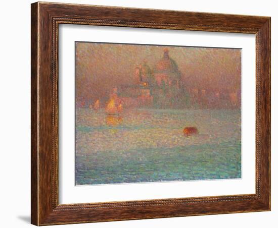 Fireworks. Winter Morning in Venice, 1907-Henri Eugene Augustin Le Sidaner-Framed Giclee Print