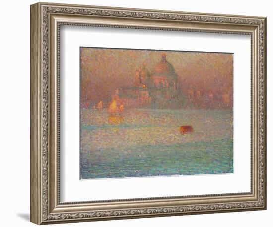 Fireworks. Winter Morning in Venice, 1907-Henri Eugene Augustin Le Sidaner-Framed Giclee Print