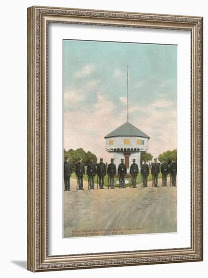 Firing Squad, Block House, Erie, Pennsylvania-null-Framed Art Print