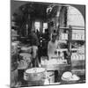 Firing Tableware in the Noted Pottery Centre, Trenton, New Jersey, USA, Early 20th Century-null-Mounted Photographic Print