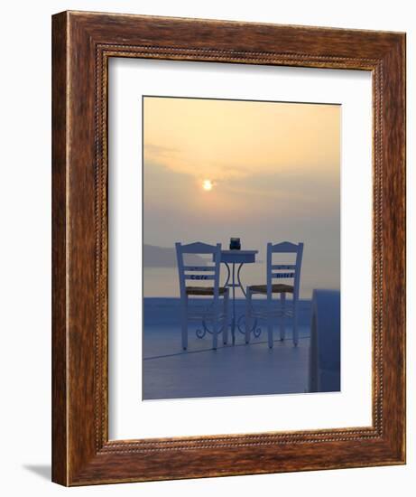 Firostefani, Santorini, Cyclades Islands, Greek Islands, Greece, Europe-Hans Peter Merten-Framed Photographic Print