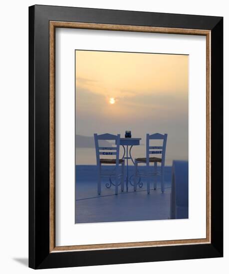 Firostefani, Santorini, Cyclades Islands, Greek Islands, Greece, Europe-Hans Peter Merten-Framed Photographic Print