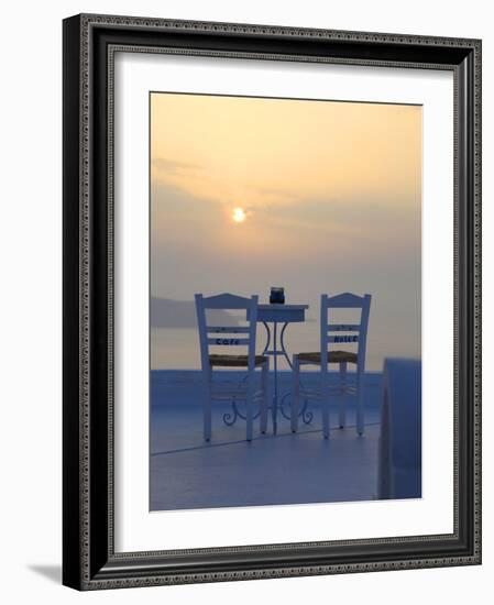 Firostefani, Santorini, Cyclades Islands, Greek Islands, Greece, Europe-Hans Peter Merten-Framed Photographic Print