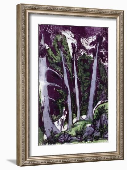 Firs, 1919-Ernst Ludwig Kirchner-Framed Giclee Print