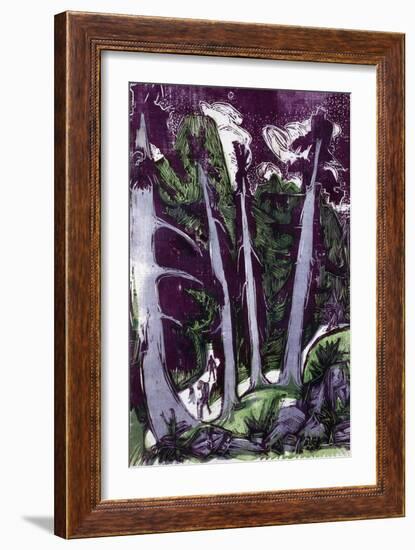 Firs, 1919-Ernst Ludwig Kirchner-Framed Giclee Print